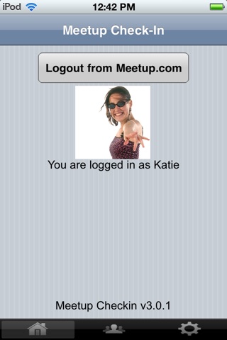 Meetup CheckIn Lite for iPhone screenshot 2