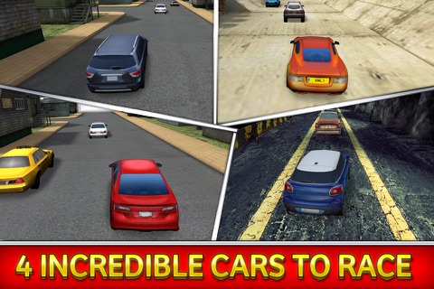 3D Police Run Drag Racing Simulator - A Real Cops Chase Driving Race screenshot 2