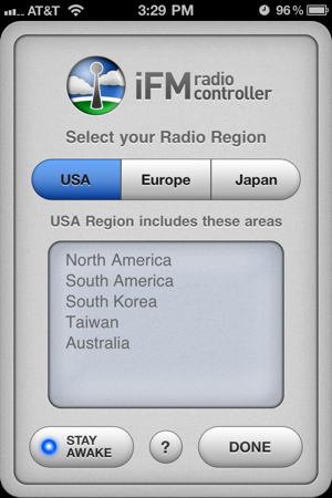 iFM Radio Controller Screenshot