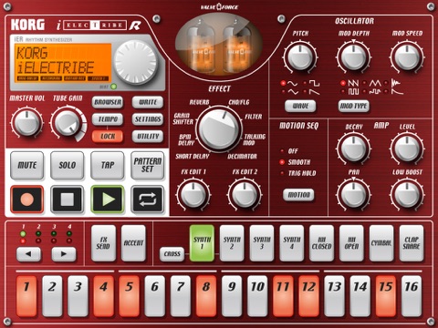 KORG iELECTRIBE for iPad screenshot 2