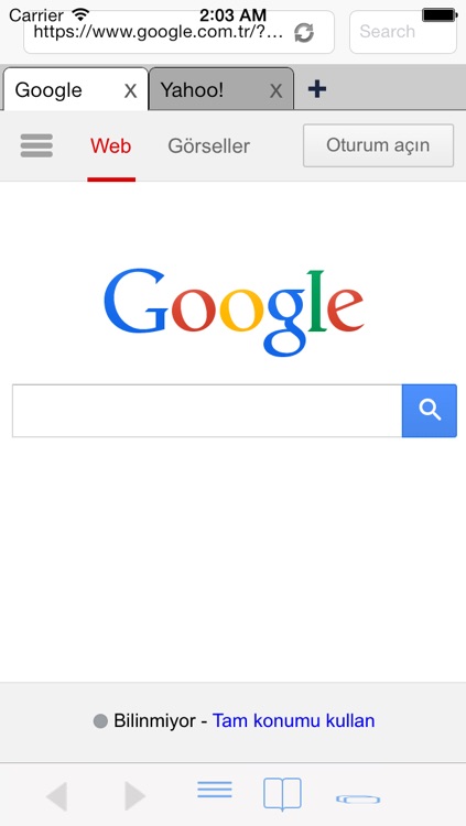 My Secret Browser / Fullscreen Tabbed Private Browser / Password Protected Web Browser