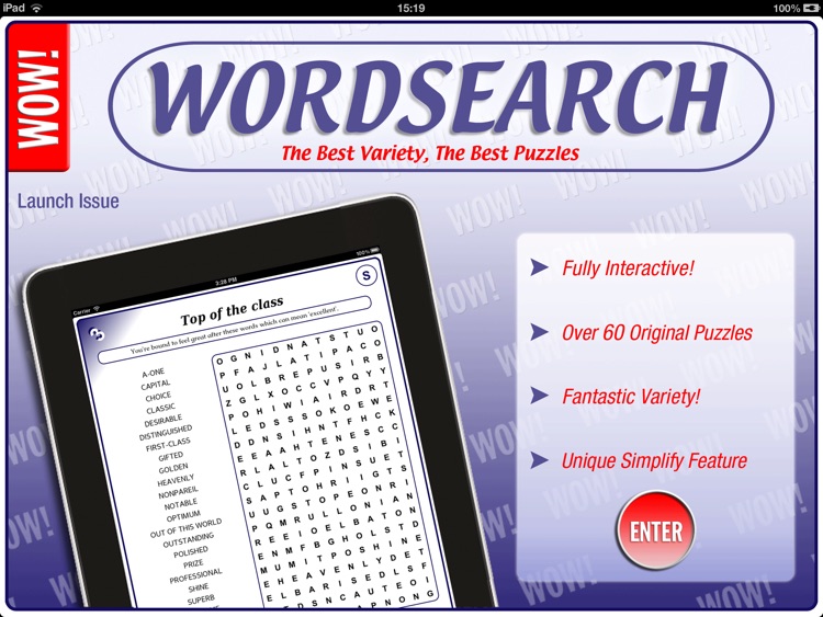 WoW Wordsearch Monthly