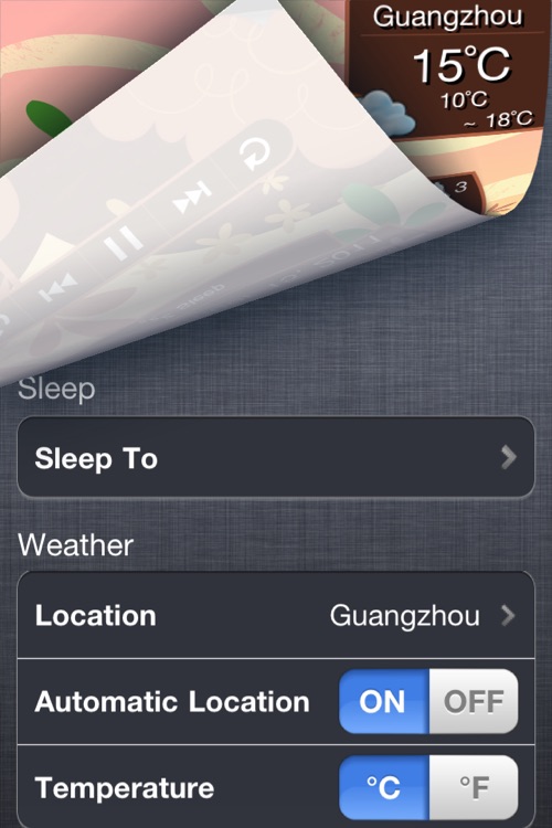 AirWave Sleep  — Alarm Sleep Clock + Music player + 10 day Weather Forecast screenshot-4