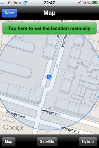 GPS to SMS screenshot 2