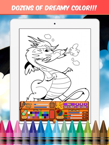Dragon Coloring Book For Kids screenshot 2