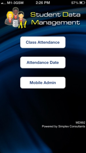 Student Data Management Mobile (SDM Mobi