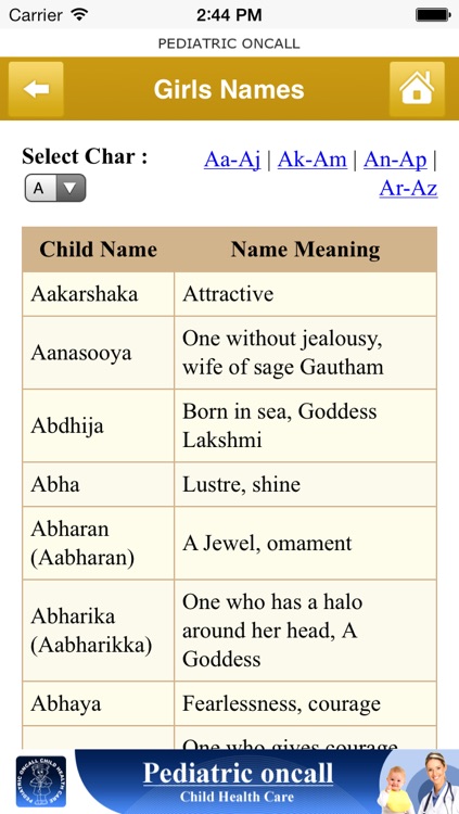 Indian Baby Names - Pediatric Oncall screenshot-3