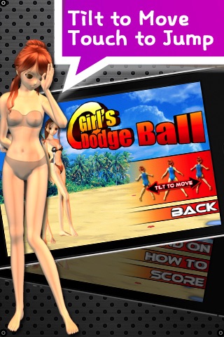Girl's Dodge Ball screenshot 2