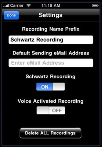 Schwartz Recorder screenshot 4
