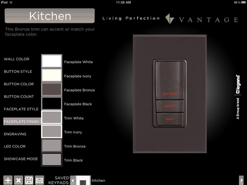 Vantage Keypad Designer screenshot 3