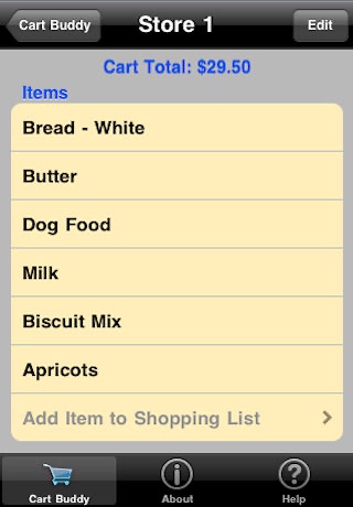 Cart Buddy screenshot 2