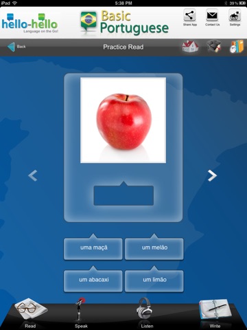 Portuguese Vocabulary HH screenshot 4