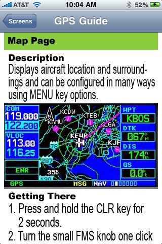 GPS Guide for Garmin 430 screenshot 3