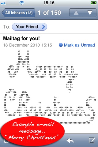 Mailtag - Amazing E-mail Text Art and Greeting Cards screenshot 3