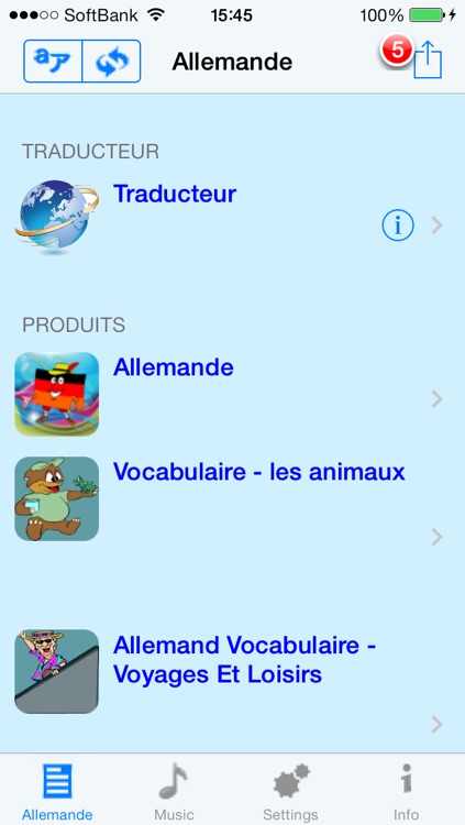 Allemand - Talking French to German Phrasebook + Translator screenshot-4