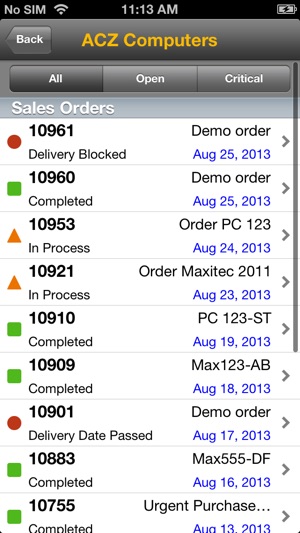 SAP ERP Order Status(圖3)-速報App