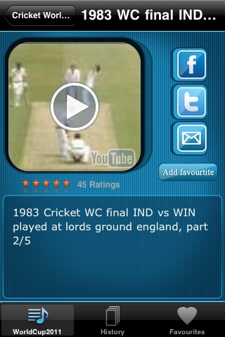 Cricket Highlights 2011 screenshot 2
