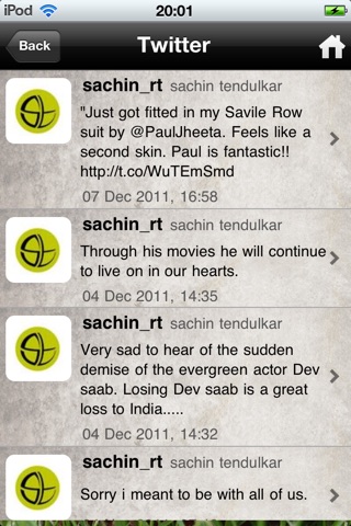 Cricket Players Tweet screenshot 3