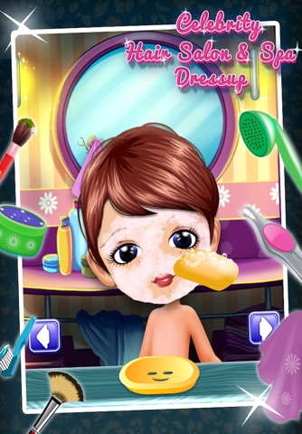 Celebrity Hair Salon & Spa Dressup - Free Fun Games For Kids screenshot 2