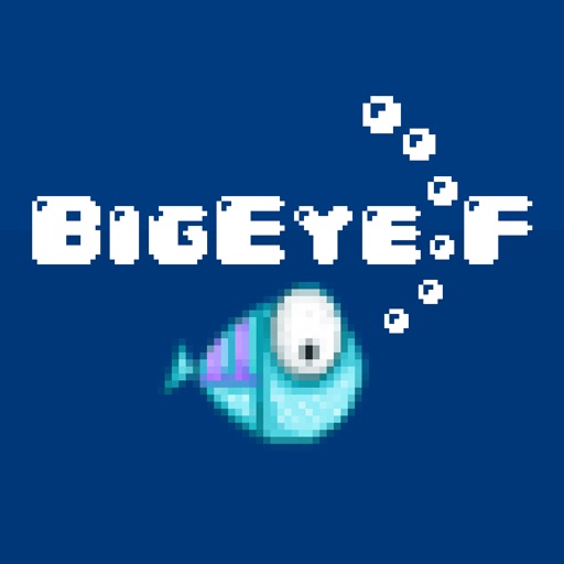 BigEye Flappy little fish Underwater adventure iOS App