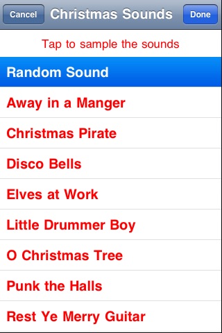 Christmas Alarm Clock LITE screenshot 3