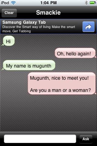 Smackie ChatBot
