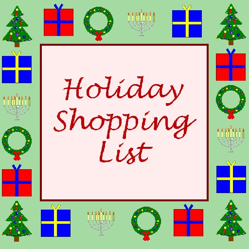 The Holiday Shopping List Icon