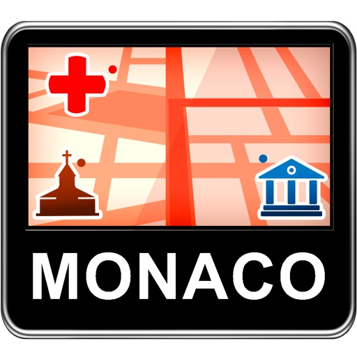 Monaco Vector Map - Travel Monster