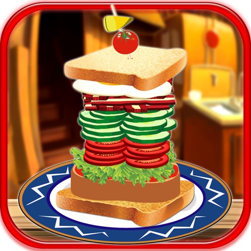 Stack It Sky High Sandwich Maker Building Game Lite Icon