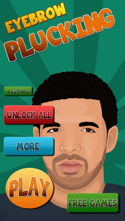 A Drizzy Eyebrow Pluck Makeup Spa - Beauty Salon Hair Plucking Game for Girls Drake Edition