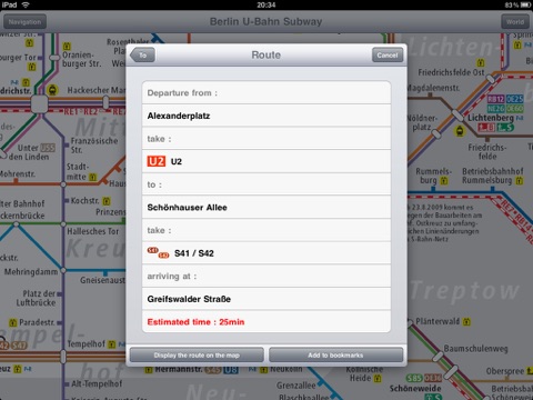 Berlin Subway for iPad screenshot 3