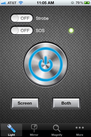 Flashlight+ with bonus Mirror & Magnifying Glass screenshot 2