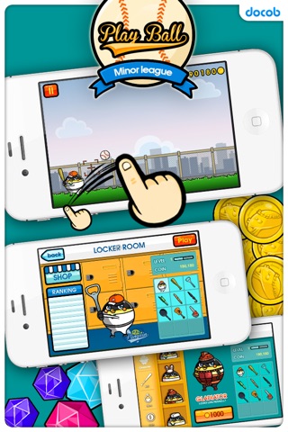 Home Run Hitters - Penguin Rush! Flick Baseball screenshot 4