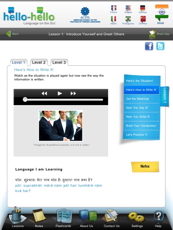 Hindi – Learn Hindi (Hello-Hello)