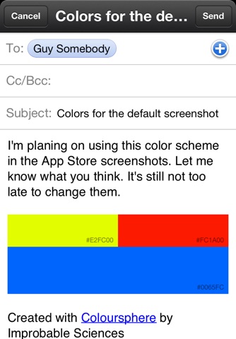 Coloursphere 2 - Professional color picker for the rest of us screenshot 2