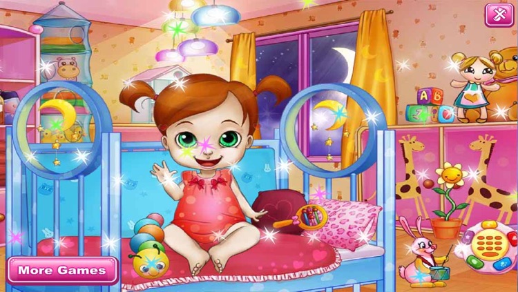 Cute Girl Bath & Bed & Dress up - Kids Game screenshot-4