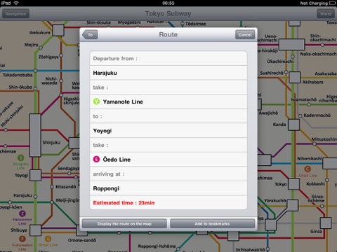 Tokyo Subway for iPad screenshot 3