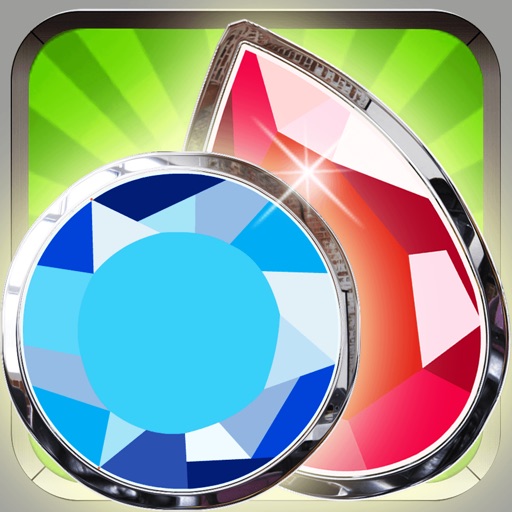 Jewel Flippers Tiles - Diamonds Match-3 Mania Icon