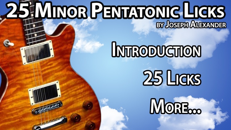 25 Minor Pentatonic Licks with Joseph Alexander screenshot-3