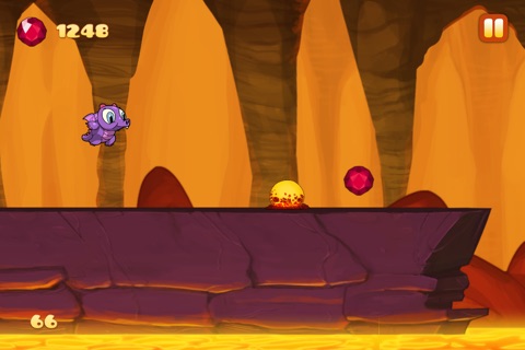 Run Dragon Baby - Multiplayer Jump Lava for Magic Gems Edition screenshot 4
