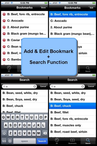 Purine and Uric Acid Food List screenshot 3