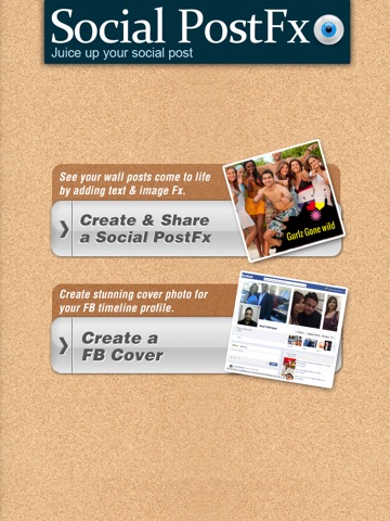 Social PostFx For iPad screenshot 2