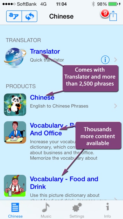 Chinese - Talking English to Chinese Translator and Phrasebook