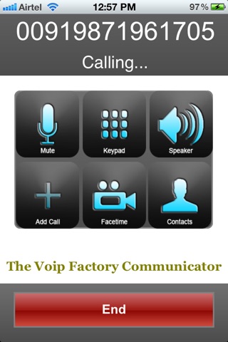 The Voip Factory Communicator screenshot 2