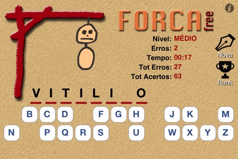 Forca Ranking Free screenshot 2