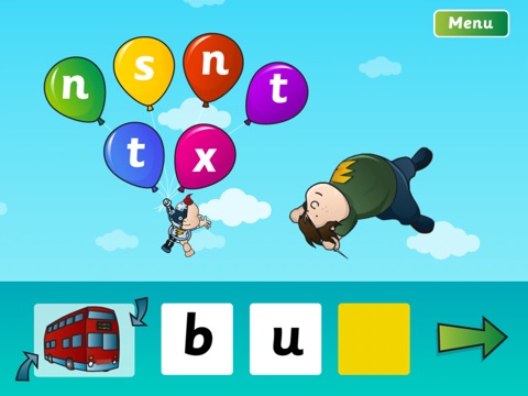 The Fab-Phonics 'Up, Up and Away' For iPad screenshot 2