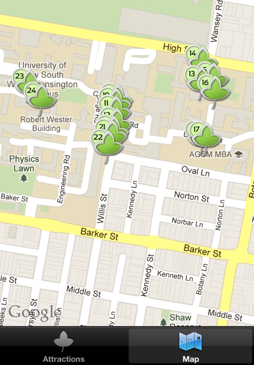 UNSW Green Trail screenshot-3