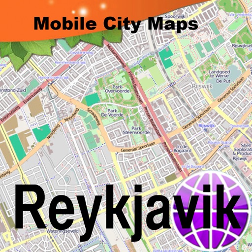 Reykjavik Street Map