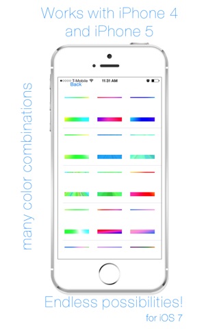 Docks for 7 Wallpapers - Dock and Status bar color wallpaper overlays screenshot 4