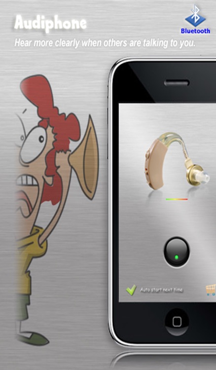 Audiphone, Microphone & Loudspeaker (Supports Bluetooth)